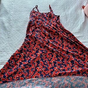 Torrid size 1 red and blue dress